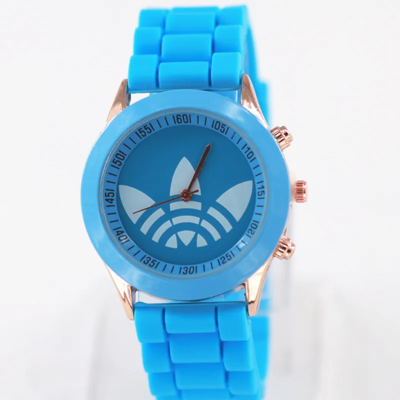 Дропшиппинг reloj mujer Новый модный бренд Geneva AD женские часы Силиконовые для девочек