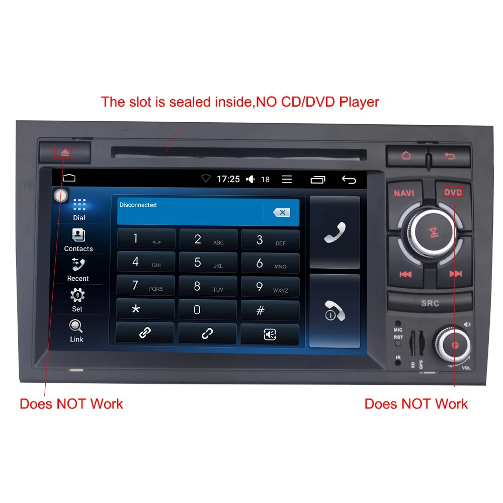 ARKRIGHT HD 7 &quot2Din 4 + 32 ГБ Android автомобильное радио 8 1 SC9853 Восьмиядерный gps для Audi A4 S4 RS4