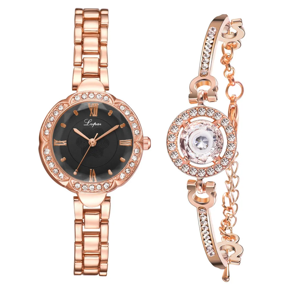 

Luxury Women Watches 2019 European Beauty Simple Casual Fashion Small And Delicate Bracelet Watch Suit feminino reloj mujer Q7