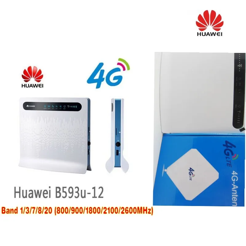 Разблокированный Huawei B593 беспроводной маршрутизатор 4G LTE TDD/FDD 100 Мбит/с Wi Fi +