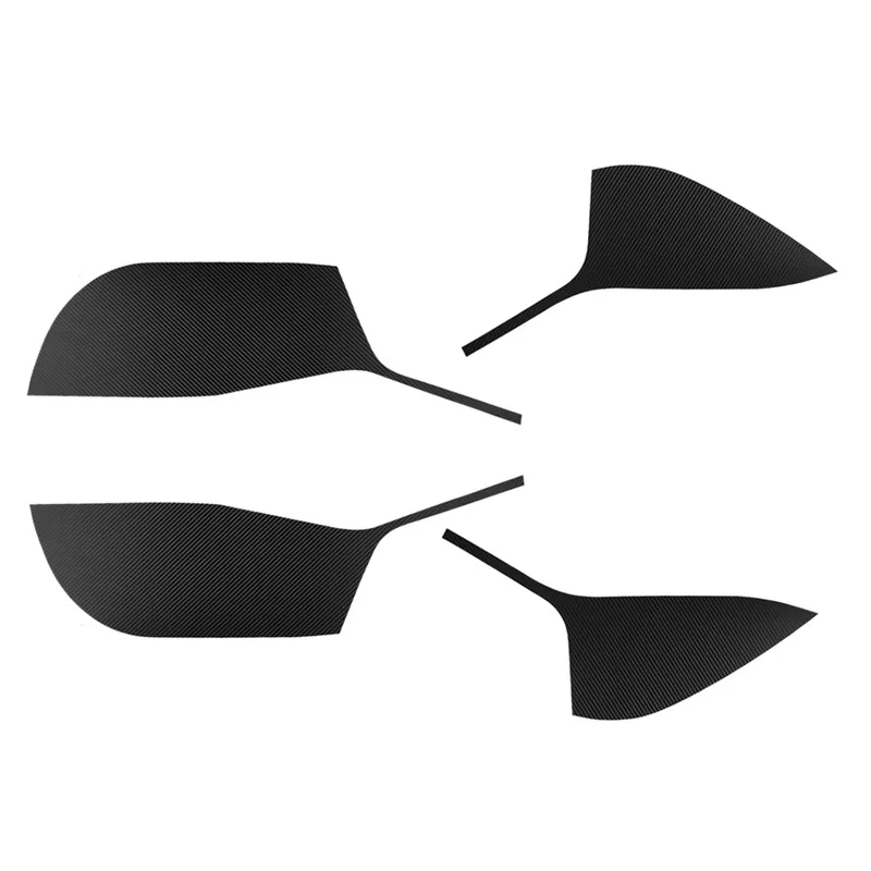 4 шт./компл. наклейка из углеродного волокна защита от ударов грязи коврик