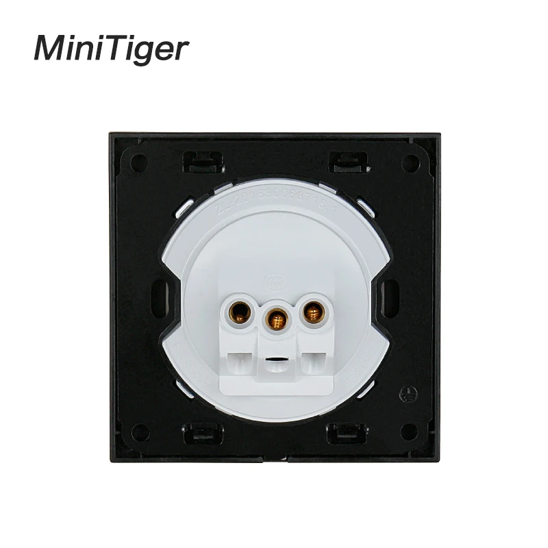 Новое поступление 2019 настенная розетка Minitiger со стеклянной панелью 13 а стандарта