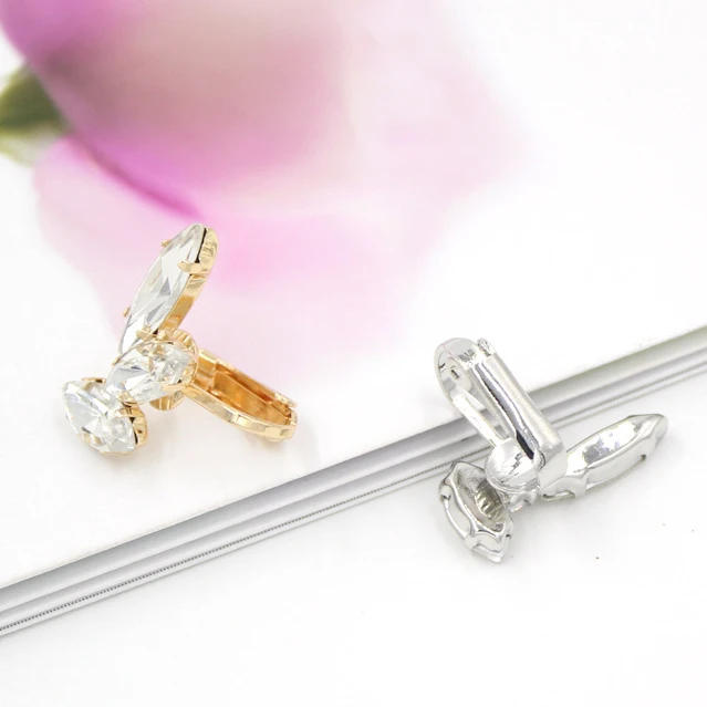 Модные Кафф 1 шт Панк блестящие изысканный Стразы с украшением в виде кристаллов