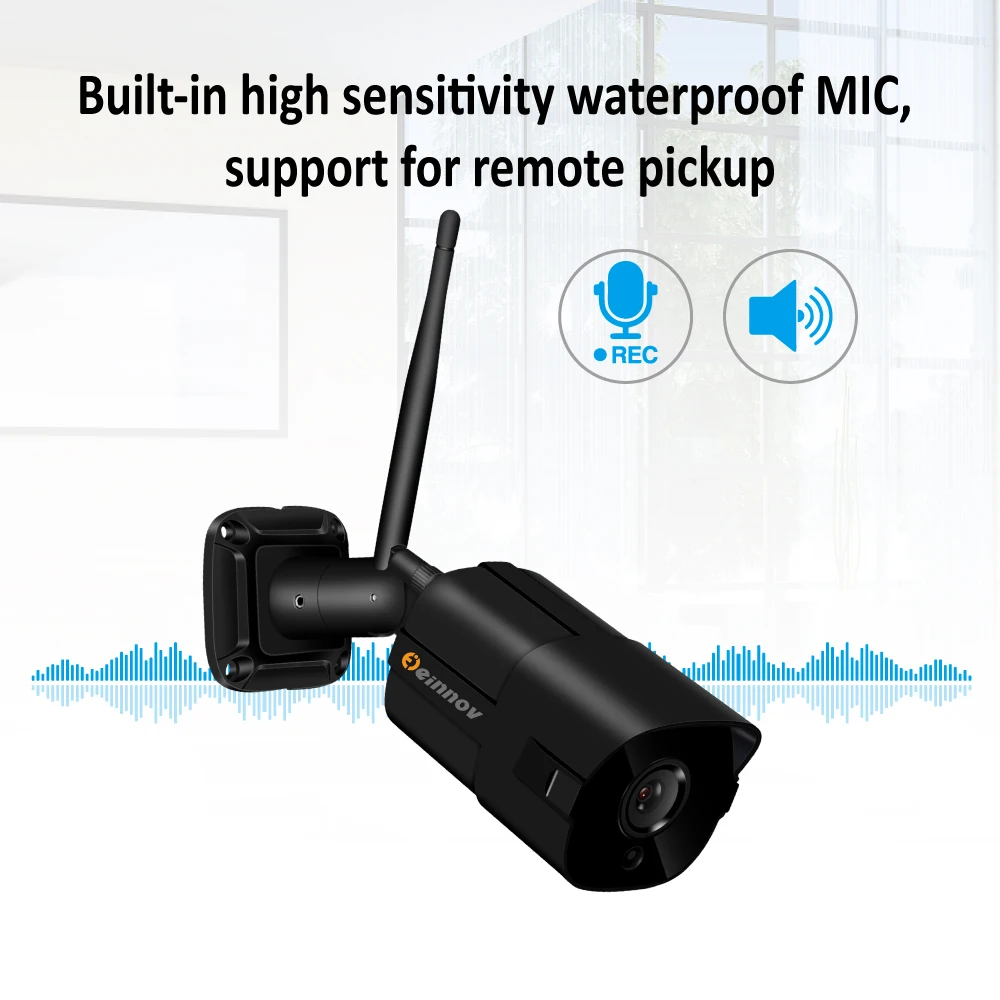 Einnov 5MP беспроводной 4CH CCTV NVR комплект видеонаблюдения наружная Wifi домашняя камера