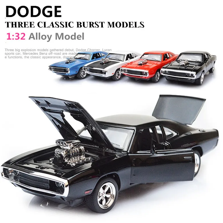 Литые модели автомобилей 1:32 весы Dodge Charger вытяните назад игрушечные машинки
