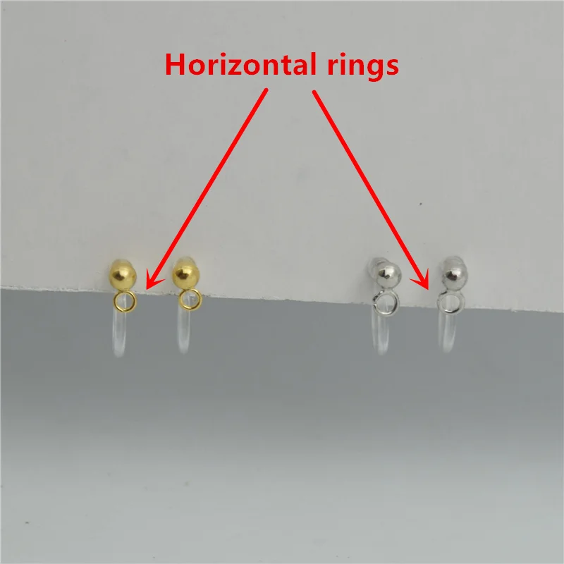 50 шт. пластиковые прозрачные зажимы для сережек | Украшения и аксессуары