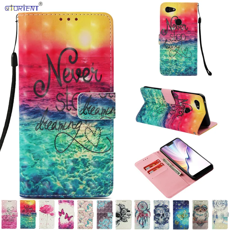 Кожаный чехол-кошелек с откидной крышкой для телефона Google Pixel 3 XL чехол защитный