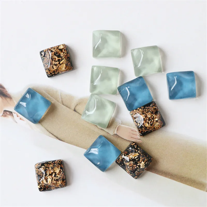 10 шт./пакет Мраморная Золотая фольга с рябью воды акриловый бисер для одежды