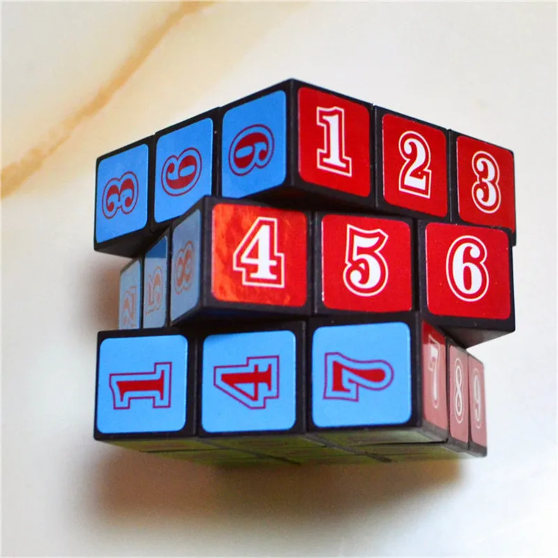 1 шт. Классические игрушки куб 3x3x3 ABS стикер блок головоломка скорость