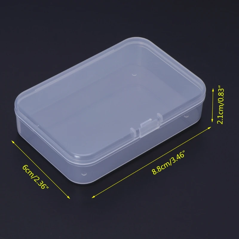 Рыболовная коробка пластиковая прозрачная приманка крючок для приманки