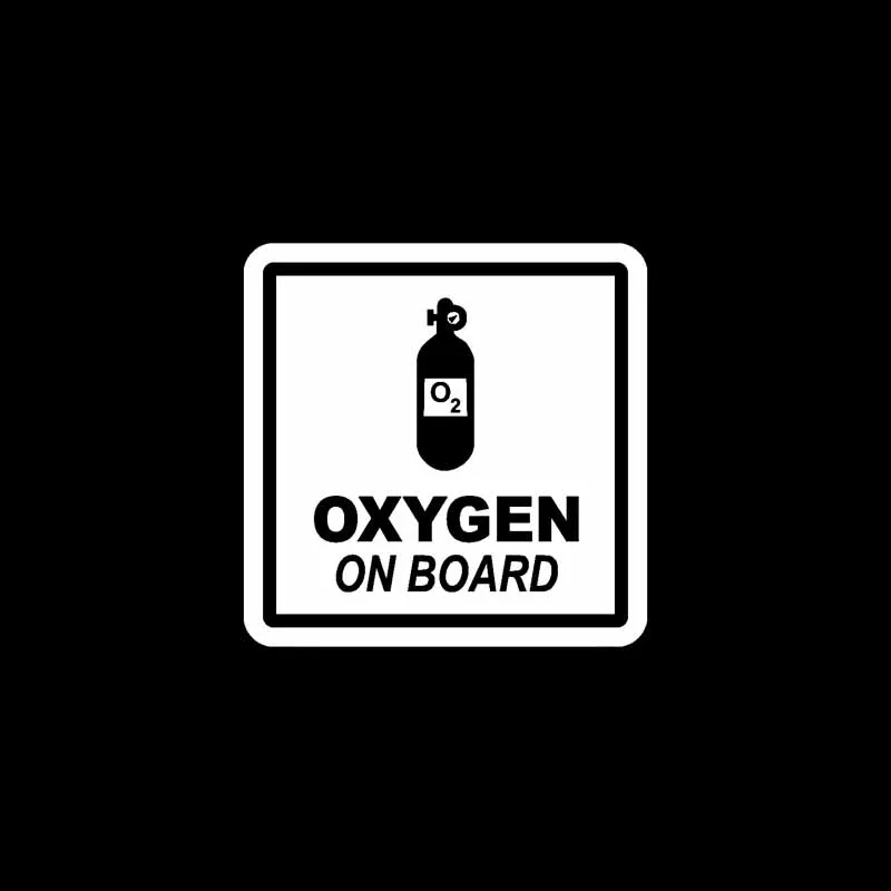 QYPF 10 2 см * кислородная на доске виниловая наклейка забавная Автомобильная черный