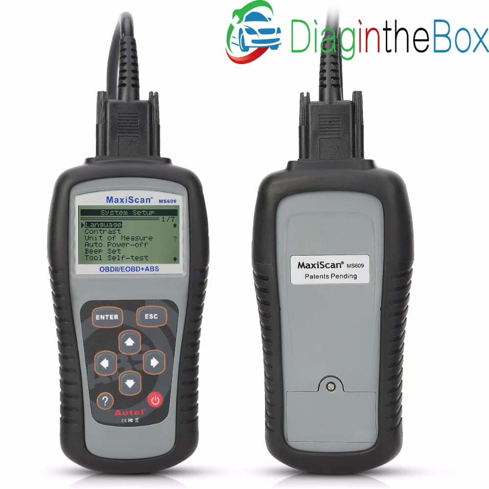 Autel Maxiscan MS609 OBD2 сканер кодов с полным функциями ABS Диагностика DTC определения