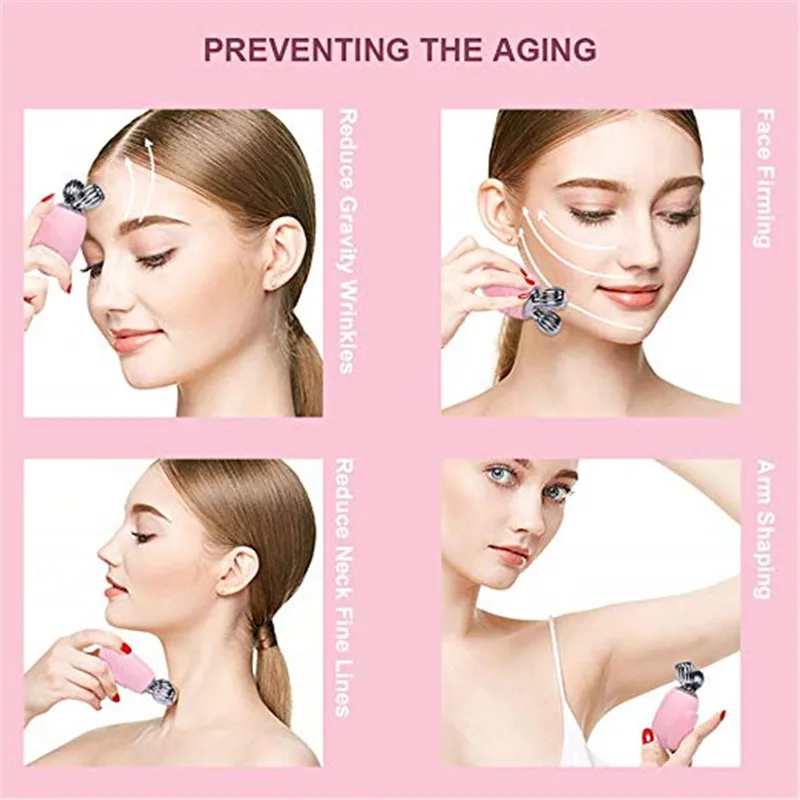 Многофункциональная V образная Массажная щетка для лифтинга лица вибрационная