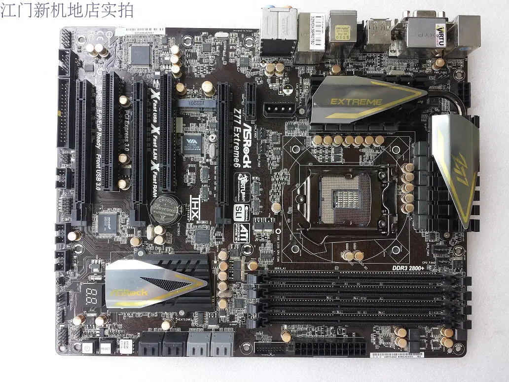 ASRock Z77 Extreme 6 LGA1155 DDR3 USB2.0 USB3.0 32 Гб настольная материнская плата используется 99%