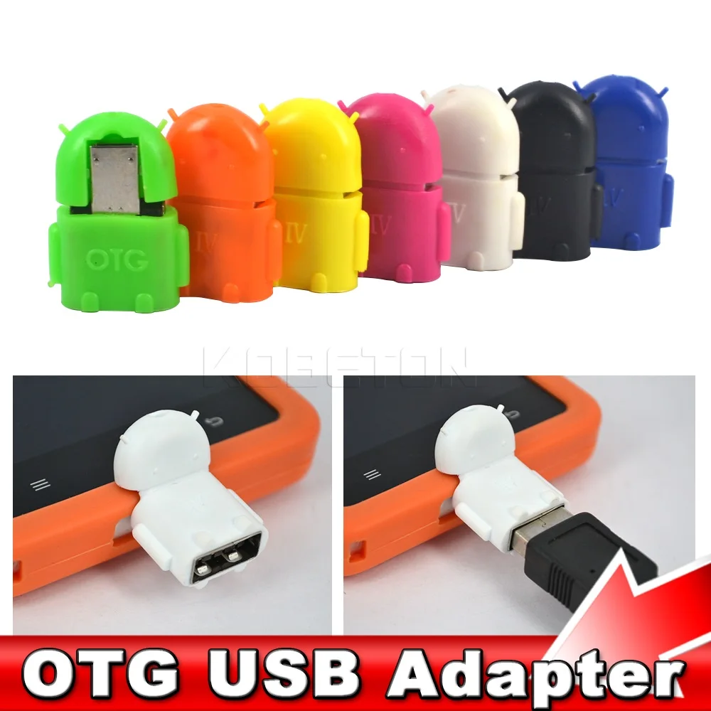 Kebidu 7 шт./лот микро USB Мини OTG адаптер конвертер кабель для планшетного ПК Android