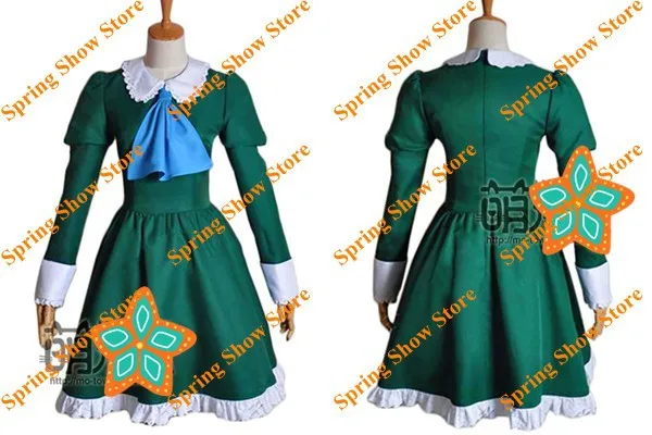 IB Heroine Mary Длинное Зеленое Платье Аниме униформа косплей костюм|cosplay costume|anime