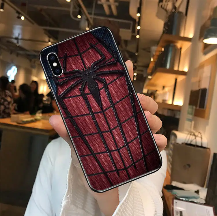 TPU Marvel DC Comics железные человеческие Мстители Endgame Thanos Мягкий ТПУ чехол для iPhone X SE 5 5S 6 6 S Plus 7 8 Plus XR XS MAX - Цвет: TPU