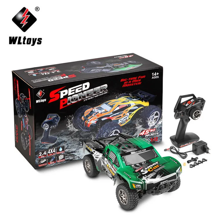 Поступление WLtoys 12404 RC гоночный автомобиль 45 км/ч 1:12 4WD RC Гусеничный 2,4 GHz 2CH брызгозащищенный пылезащитный RC дрейф забавные игрушки для улицы - Цвет: 12403 Original Box