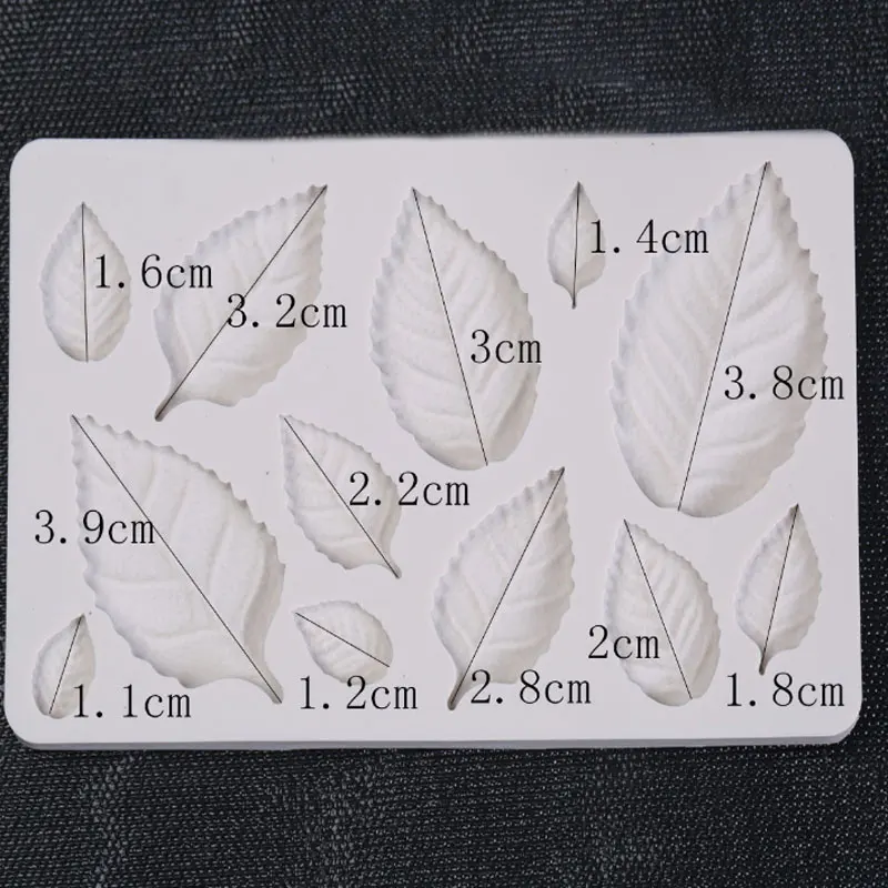 Форма для выпечки в виде листьев розы рандомный цвет | Дом и сад