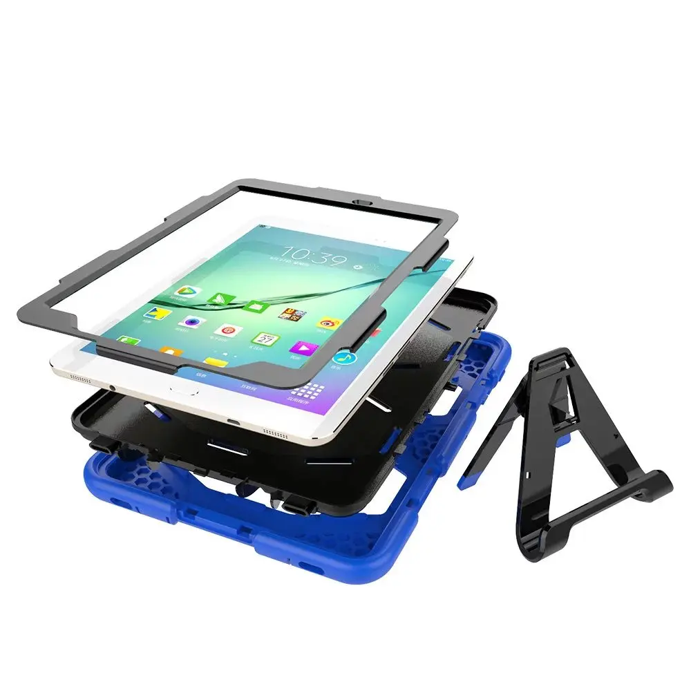 Чехол для Samsung GALAXY Tab S2 9 7 &quotSM T810 T815 T813 T819 чехол планшета GLF Мягкий силикон + PC задняя