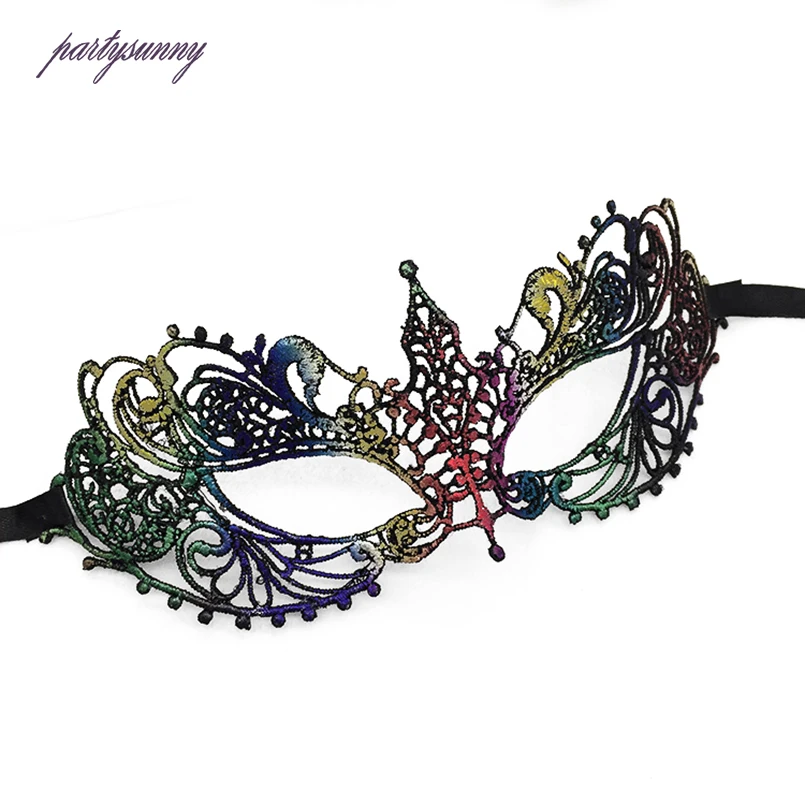 PF Женщины Девушки кружева маски для Маскарад Хеллоуин костюм партии поставки