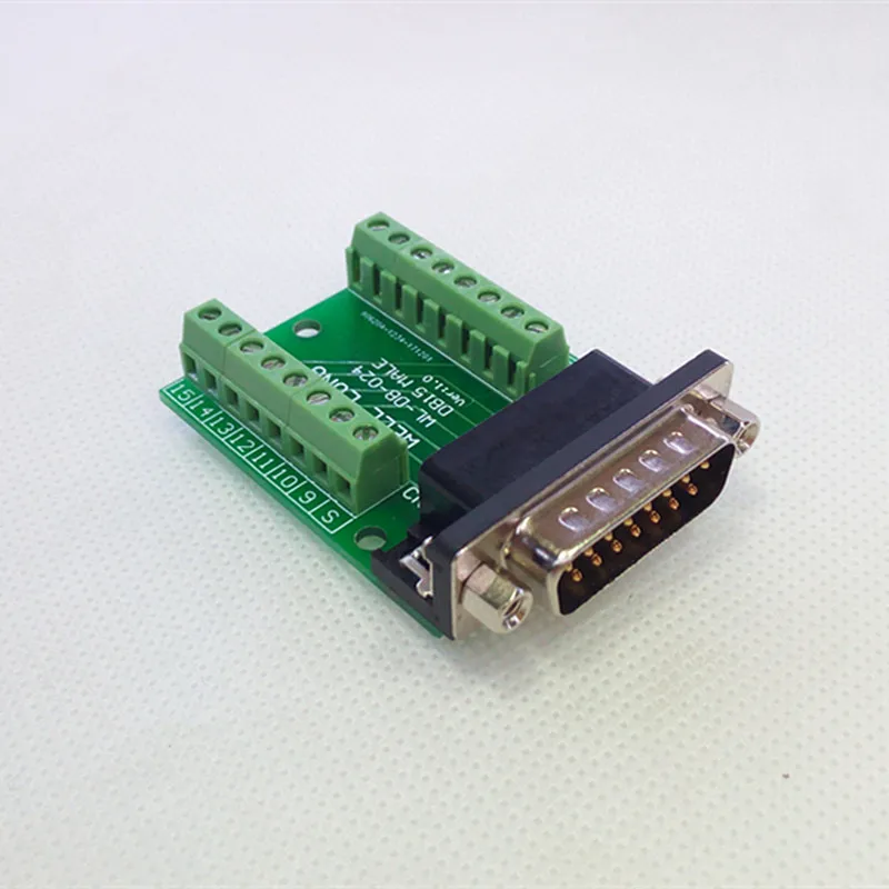 DB15 наружная секционная плата D'SUB Header Breakout Board клеммный блок DSUB Module.|terminal block|board