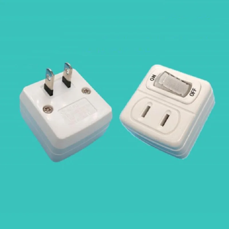 Японская штепсельная Вилка для путешествий с переключателем переключателя