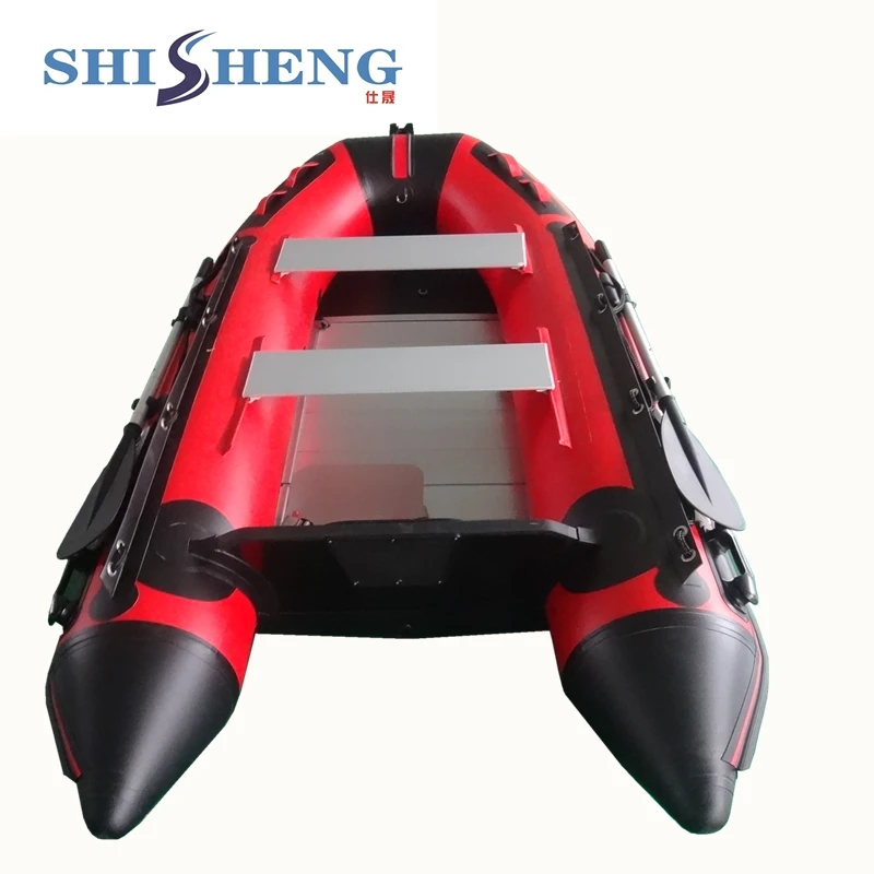 

2018 top selling 0.9mm red and black fishing boat