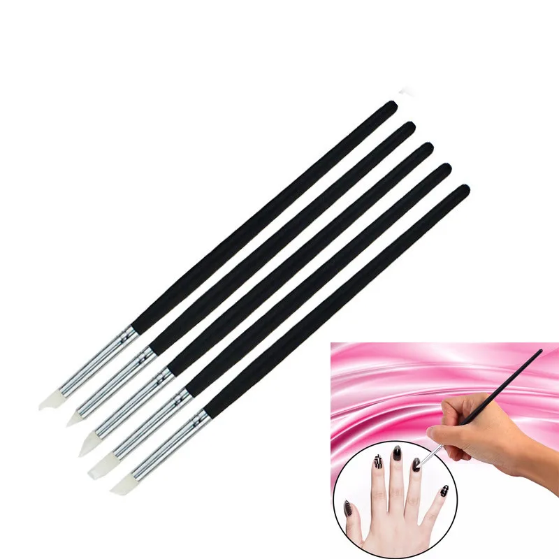 5 штук в упаковке профессиональная нейл арта резьба набор письменных