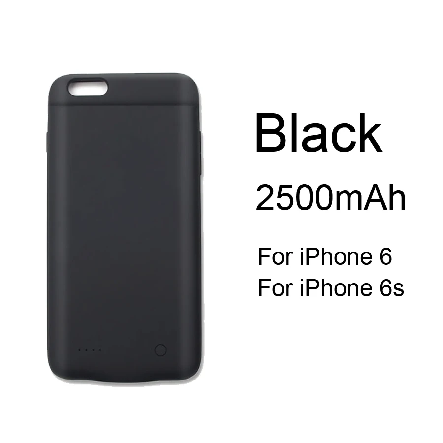6 6S Чехол для аккумулятора WST для iPhone 6, 6s, 7, 8 Plus, чехол для зарядного устройства, внешний аккумулятор, чехол для зарядки s, зарядное устройство, Ультратонкий Внешний чехол - Цвет: 6 6S
