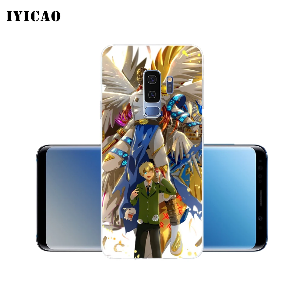 IYICAO мультяшный Цифровой Мягкий силиконовый чехол для телефона Samsung Galaxy S10e S10 S9 S8