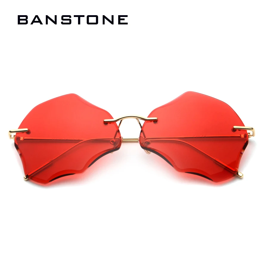

BANSTONE Women Fashion Sunglasses Ice Shaped Cute UV400 Designer Frame Eyewear Baby Girls Sunglasses Sun Glasses