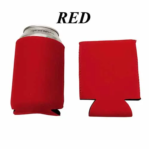 1 шт. неопреновые пустые бутылки пива охладители на заказ Koozie может охладители рукава Свадьба для подарка День Рождения украшения для девичника - Цвет: Red
