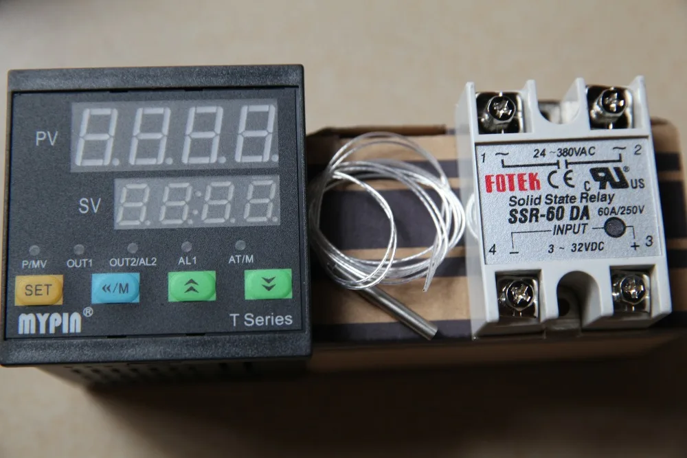 ПИД-регулятор температуры переменного/постоянного тока 90-265 в 72 Вт х мм 80 |