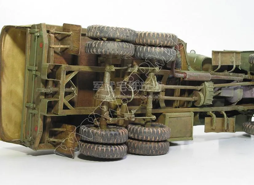 Масштаб 1:25 американский военный грузовик Studebaker US6 набор 3D бумажных моделей |