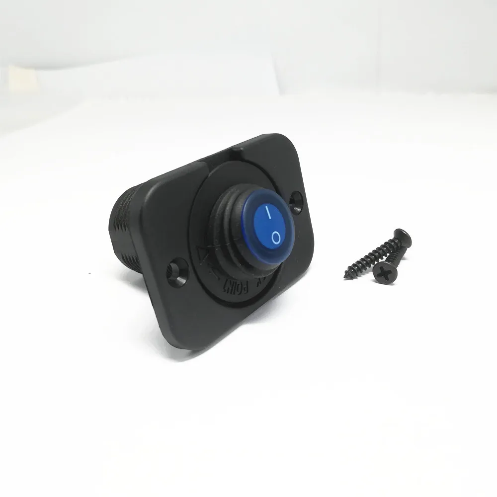 Водонепроницаемый круглый тумблер с переключателем SPST управление
