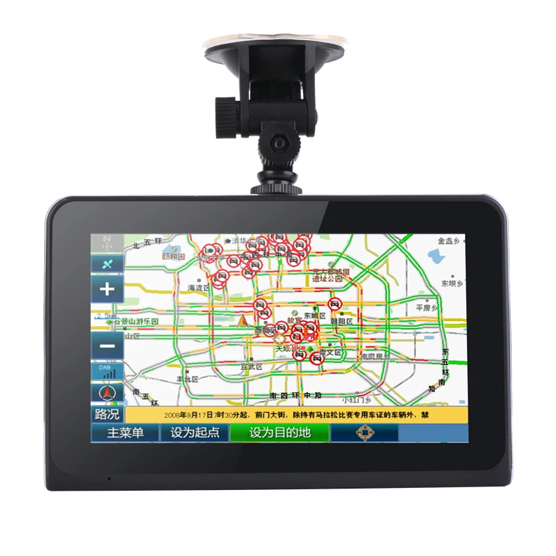 7 дюймов GPS Android навигации емкостный Экран Автомобильные видеорегистраторы