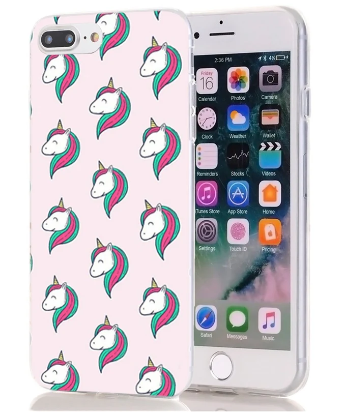 Роскошный чехол из ТПУ для iPhone 7 8 Plus 6 X XS XR Max мягкий с рисунком цветка задняя