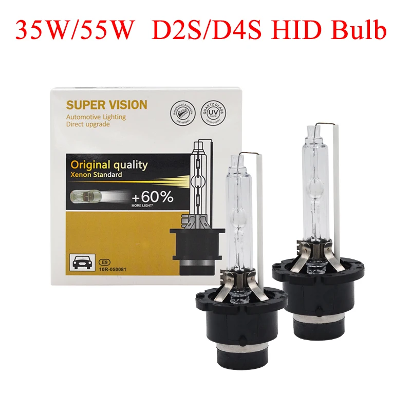 SKYJOYCE 12V 55W Xenon D2S D4S HID ксеноновая лампа 4300K 8000K 10000K 5000K 6000K Автомобильная фара 35W D2R D4R