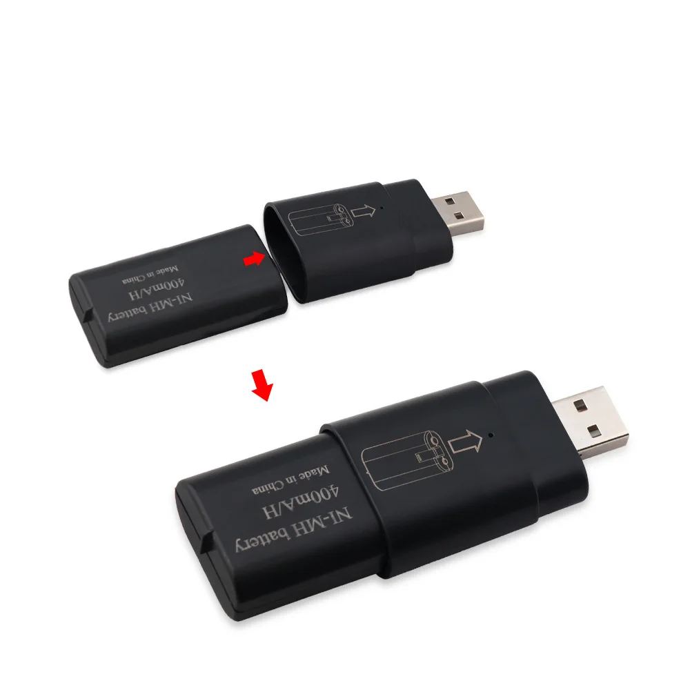 Бесплатная доставка 1 комплект USB зарядное устройство с 2 шт 400mAh батарея для XBOX one