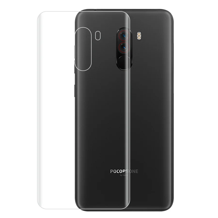 2 шт спереди+ сзади мягкая пленка для Xiaomi mi Pocophone F1 Экран полная защита для mi Pocophone силиконовые Гидрогелевая наклейка