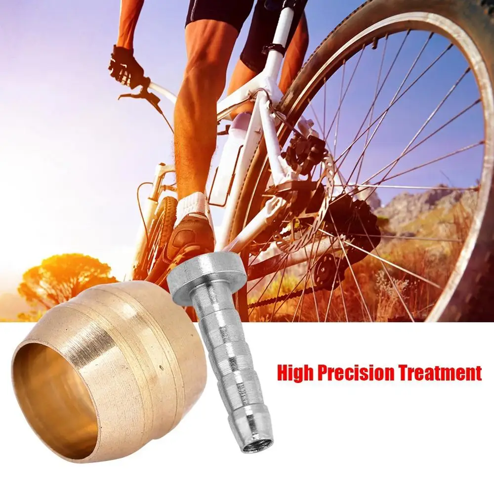 10 компл. Гидравлический дисковый тормозной шланг оливковый соединитель вставка