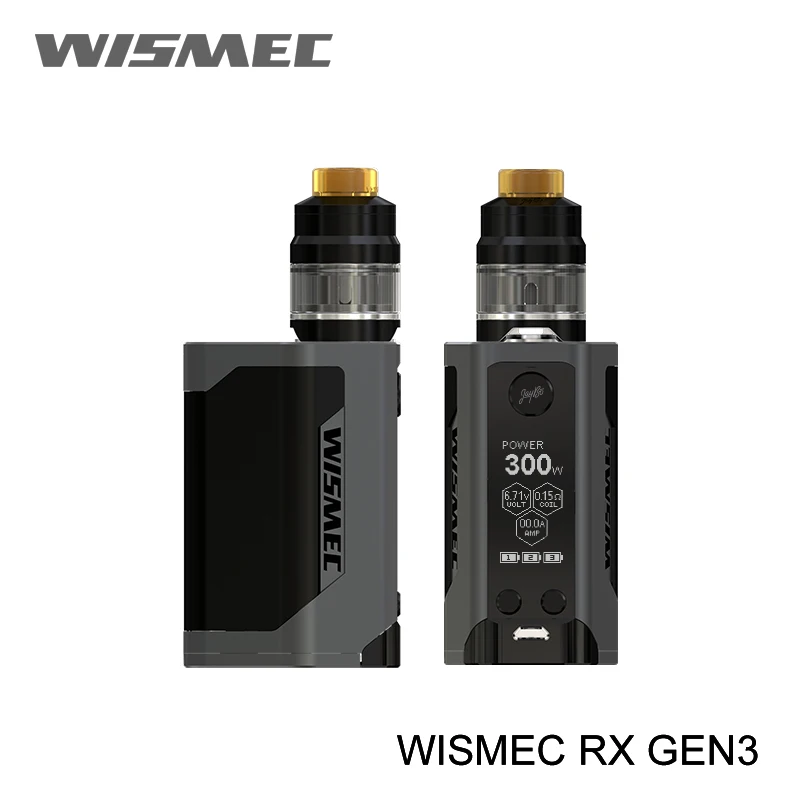 Оригинальный оформление Wismec Reuleaux RX GEN3 мод Большой Мощность электронная сигарета