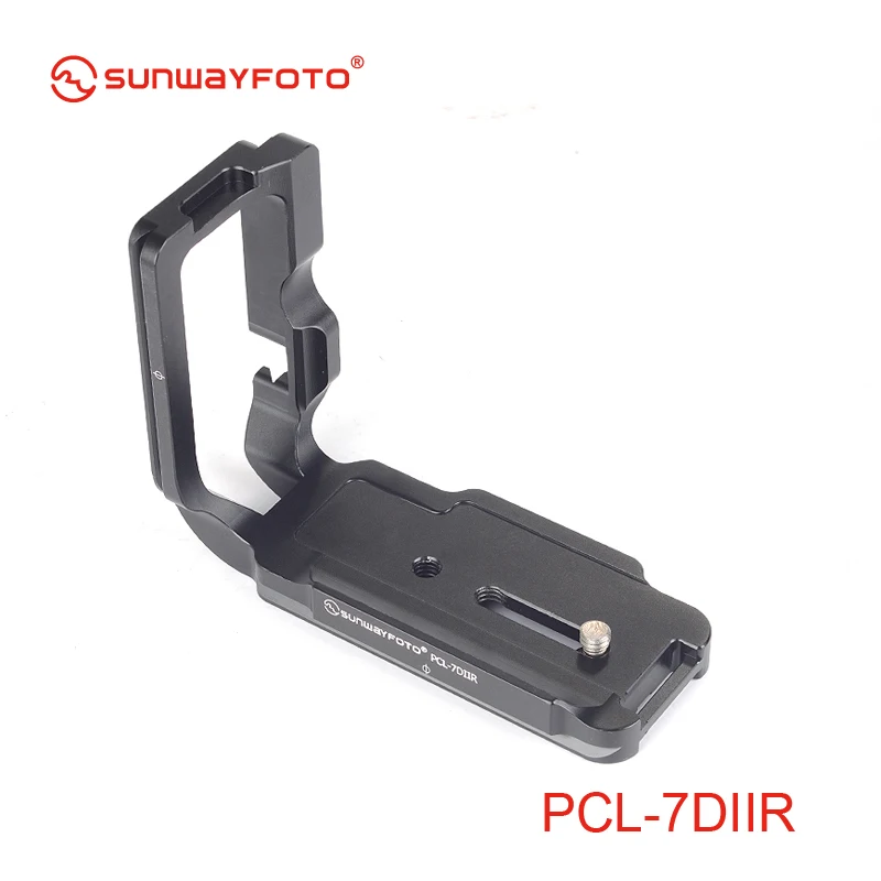 SUNWAYFOTO Custom L кронштейн PCL-7DIIR головка штатива БЫСТРОРАЗЪЕМНАЯ пластина для Canon 7DMK II