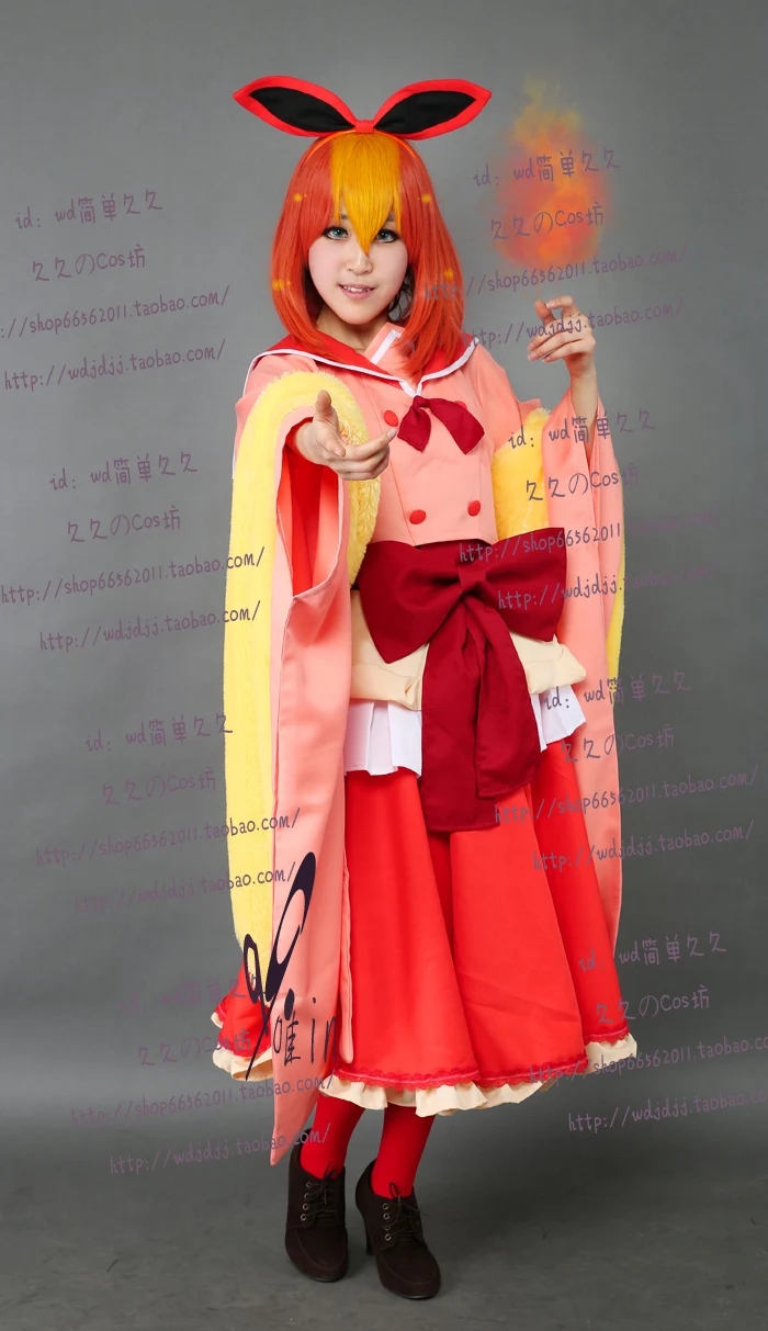 Иви флареон Pyroli Flamara Косплэй костюма в стиле аниме на заказ любой размер|cosplay