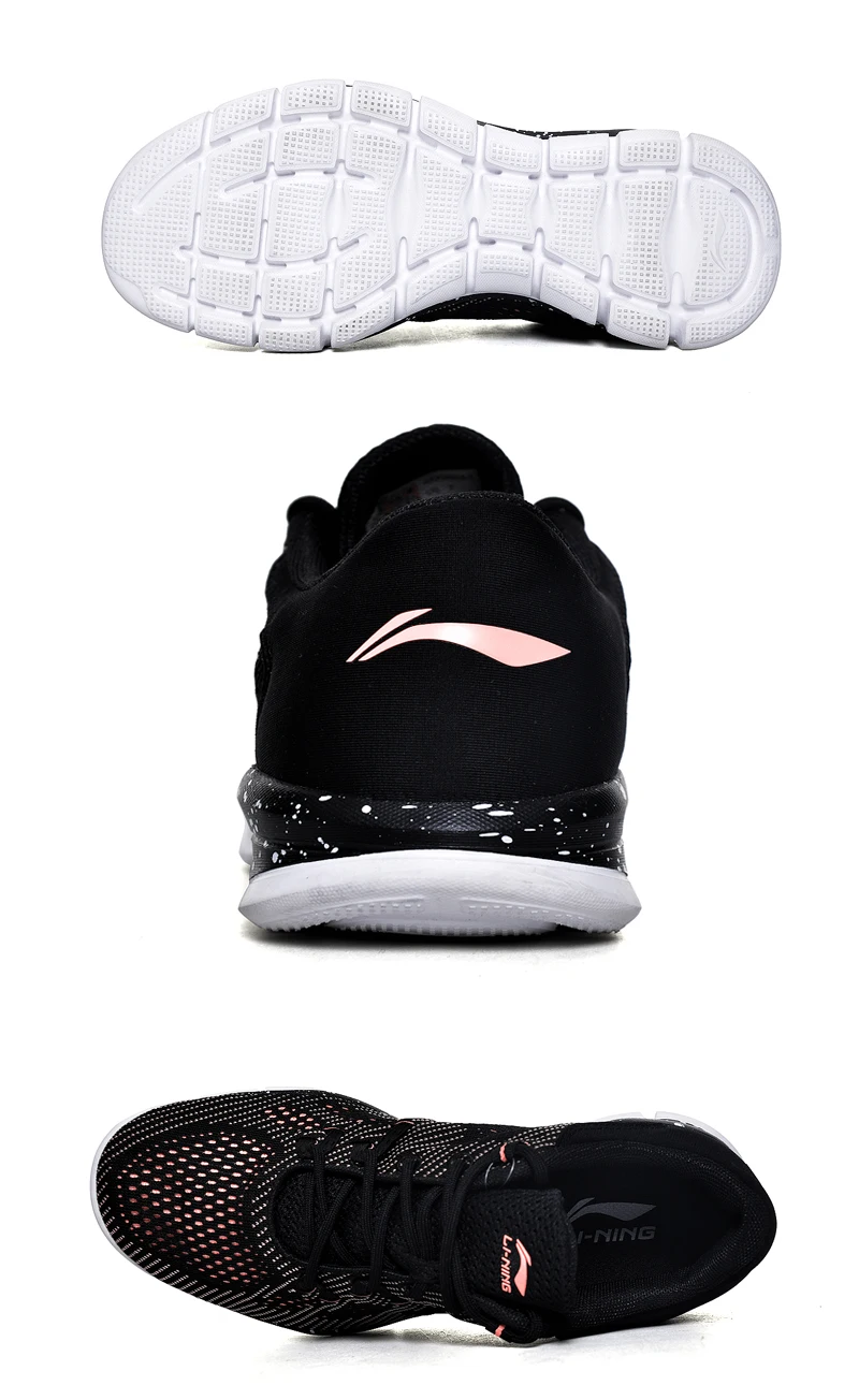 Li-Ning Для женщин QUICK XT светильник тренировочные кроссовки Воздухопроницаемая ткань кроссовки светильник подкладка спортивная обувь ARKM024 XYP473