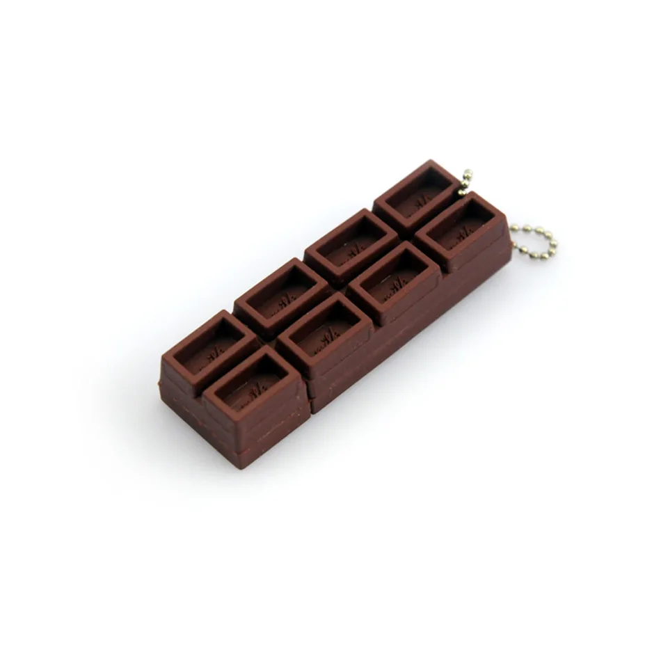 F Usb флеш-накопитель 4 ГБ/8 ГБ/16 ГБ/32 ГБ/64 ГБ, мультяшный usb флеш-накопитель, модная забавная шоколадная мороженое-ручка, флешка, usb диск памяти - Цвет: F