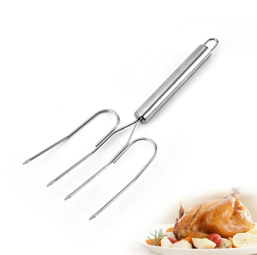 2 шт. вилка для барбекю из нержавеющей стали|Вилки| |