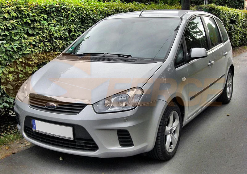 Для Ford C-Max MkI 2008 2009 2010 галогенная фара отличное Ультра яркое освещение smd комплект светодиодов «глаза ангела» DRL