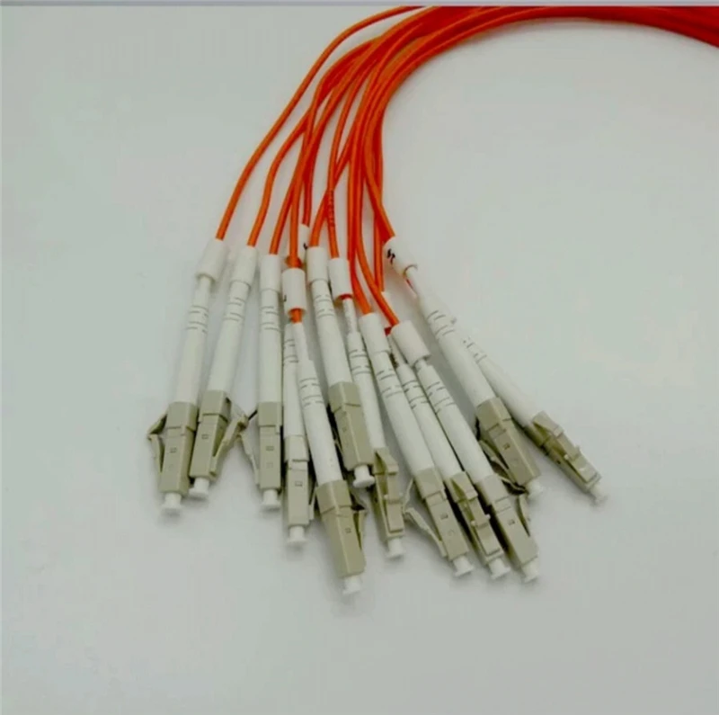 12 ядер 20 м Patchcord LC-LC SC-SC LC-SC FC-FC LC-FC мм 50/60 мкм ftth Breakout 2 0 ММ LC SC FC волоконно-оптический